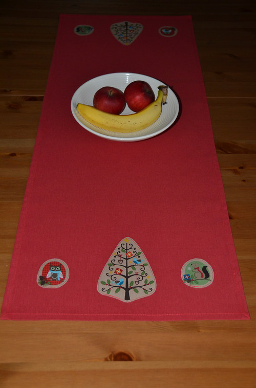 Vánoční běhoun – stromeček (102x41 cm) — foto 4