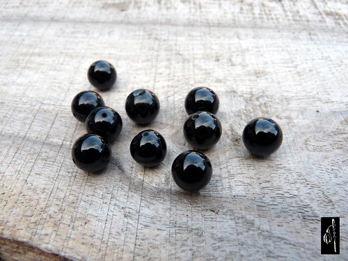 Onyx kulička 10 mm, 2 ks — foto 2