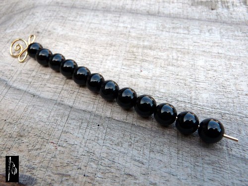 Onyx kulička 8 mm, 3 ks — foto 2