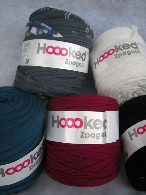 Hoooked zpagetti, tmavě vínová — foto 3