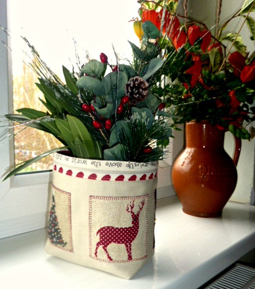 Vánoční látkový box — foto 2