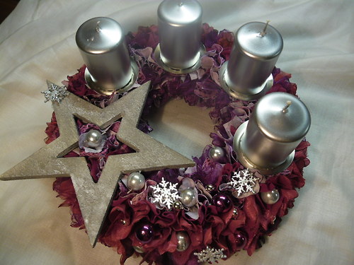 Adventní s dřevěnou hvězdou — foto 2