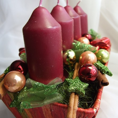 Adventní svícen s vůní skořice — foto 3