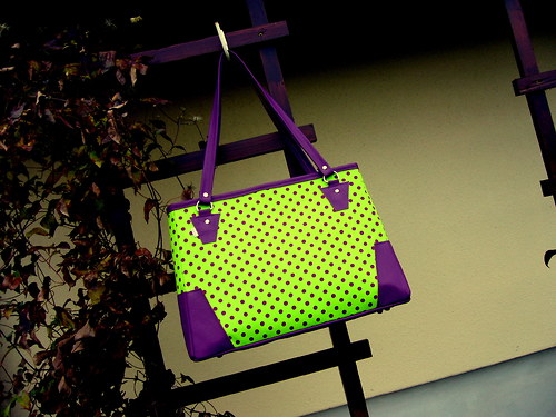 Kožená - Violet dots — foto 2