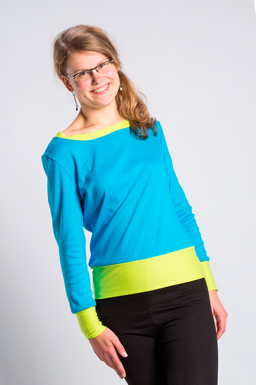 Tyrkysové tričko — foto 2