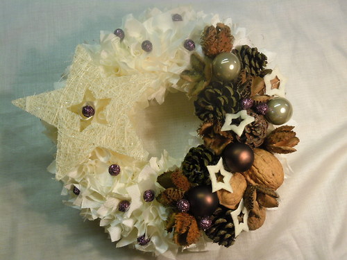 Adventní věneček na dveře — foto 3