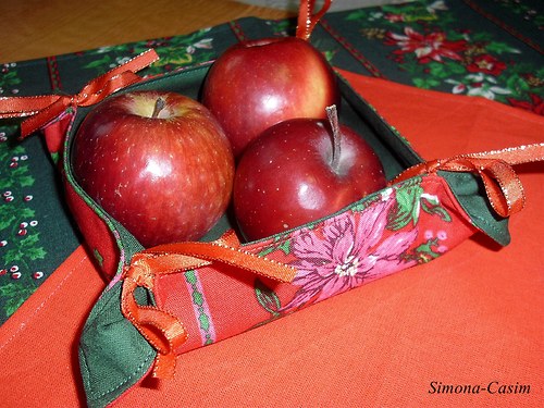 Vánoční stůl červeno zelený — foto 3