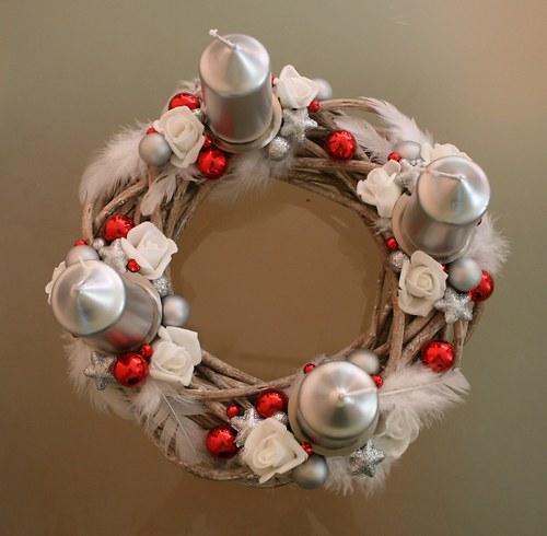 Adventní věneček - na přání - bez svíček — foto 5