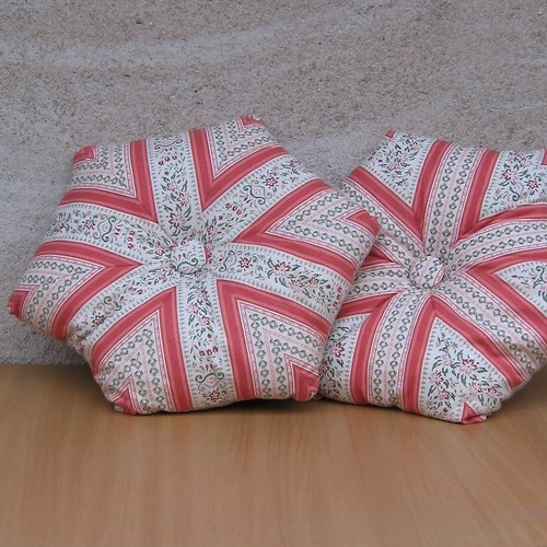 Pruhované hexagony (2ks) — foto 3