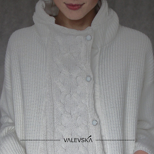 TRUE WHITE, pletený kabátek — foto 6