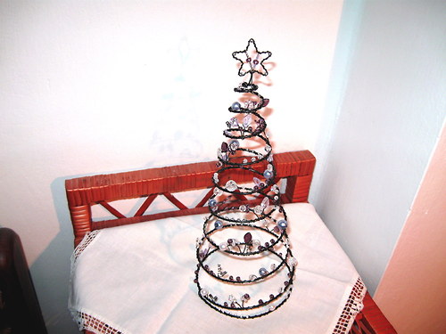 Stromeček vánoční fialový — foto 2