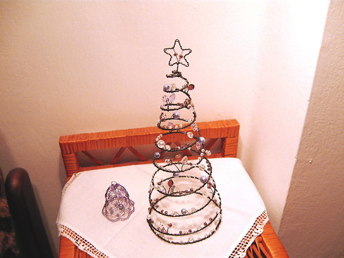Stromeček vánoční fialový — foto 3