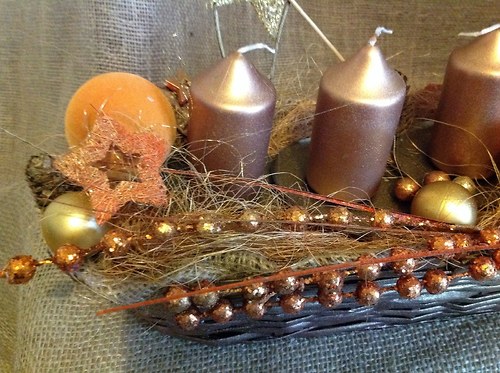 Adventní košíček měděný — foto 3
