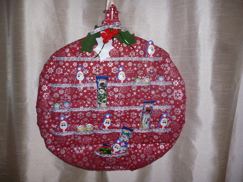 Adventní baňka-kapsář/kalendář :-) — foto 4
