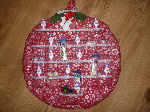 Adventní baňka-kapsář/kalendář :-) — foto 5