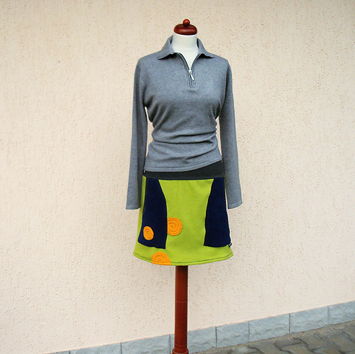 Sukně fleece - Green Apple — foto 3