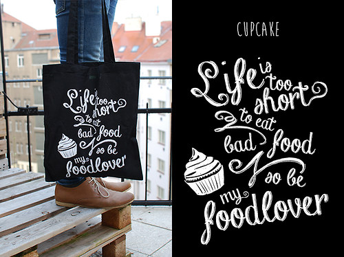 Cupcake plátěná taška — foto 2