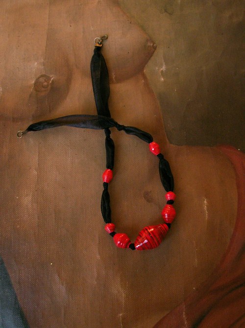 Spanilá smyslnost - paper-beads korále — foto 6