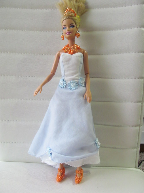 Barbie - oranžová sada — foto 3