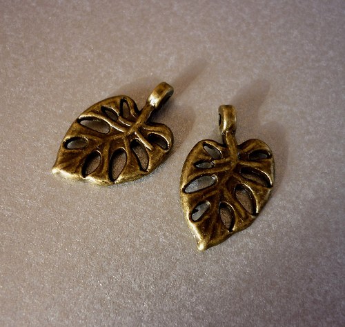 P23 / děravý list / 20x12x2mm/ 2 ks — foto 3