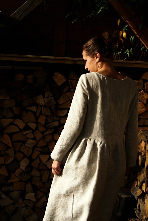 Šaty Lin (přírodní) velikost L — foto 3