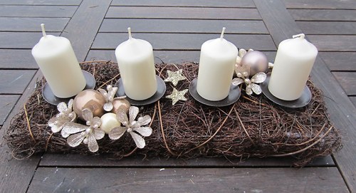ADVENTNÍ SVÍCEN - bělostný — foto 2