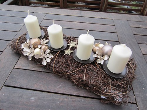 ADVENTNÍ SVÍCEN - bělostný — foto 3