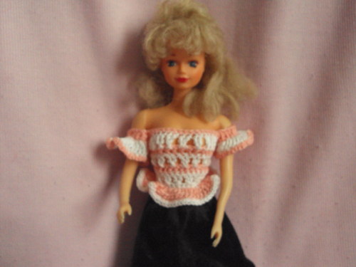 Háčkovaná halenka pro Barbii I — foto 2