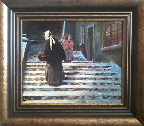 Na zámeckých schodech — foto 2