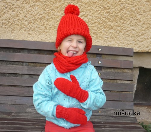 Zimní souprava pro malou holčičku — foto 4