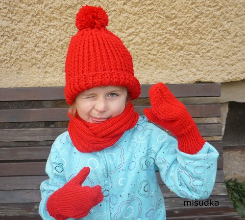 Zimní souprava pro malou holčičku — foto 5