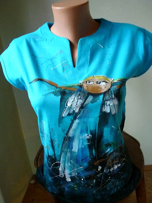 Triko "jSem andĚl", M/L — foto 2
