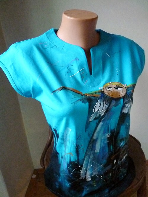 Triko "jSem andĚl", M/L — foto 4