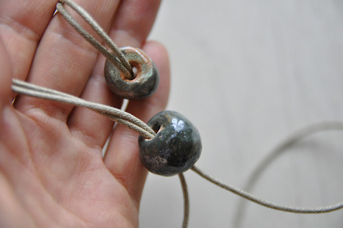 Clavicula No XIX./ keramický šperk — foto 2