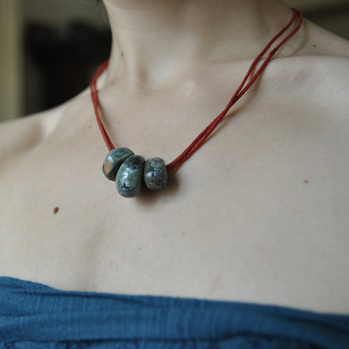 Clavicula No XX./ keramický šperk — foto 6