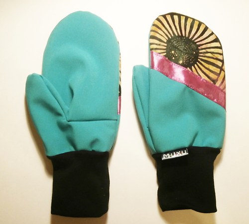 Stylové designové softshellové palčáky — foto 2