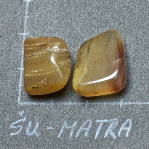 Opál žlutý - pár — foto 2