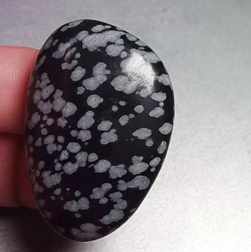 Obsidián vločkový - placka 600 — foto 2