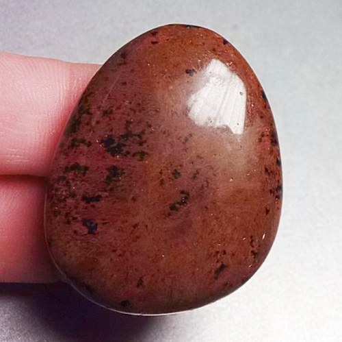 Obsidián mahagonový - placka 613 — foto 2