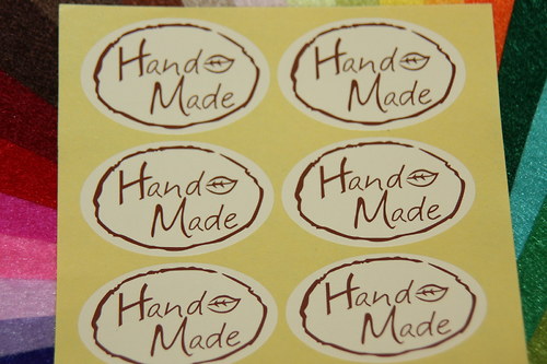 Samolepky Hand Made, 10 ks — foto 3