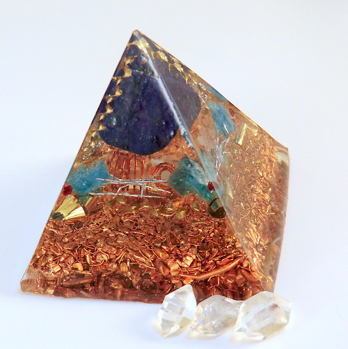 Orgonit Pyramida *OBJ* Lapisová — foto 3