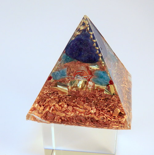 Orgonit Pyramida *OBJ* Lapisová — foto 4