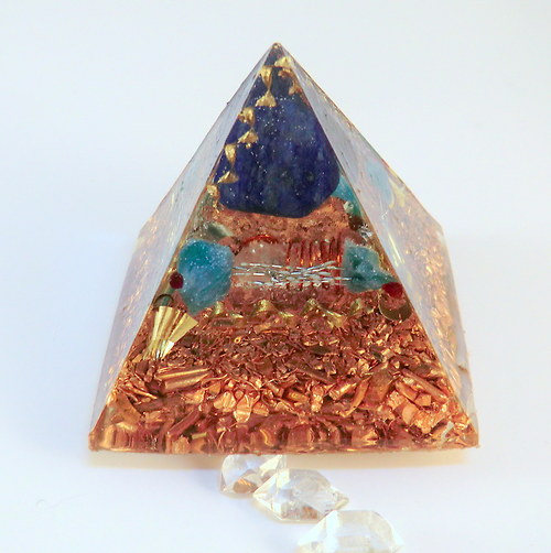Orgonit Pyramida *OBJ* Lapisová — foto 6