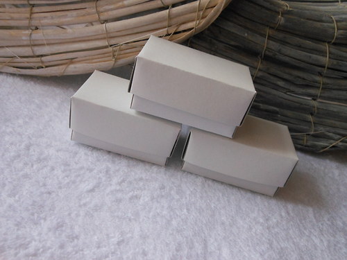 BÍLÁ MINIKRABIČKA - sada tří krabiček 6x4x3 — foto 2