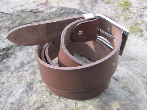 Opasek klasik-hladký 4 cm — foto 2