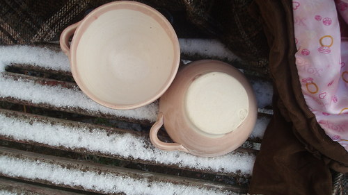 Růžové misky s úchytkou, 0.5 l — foto 3