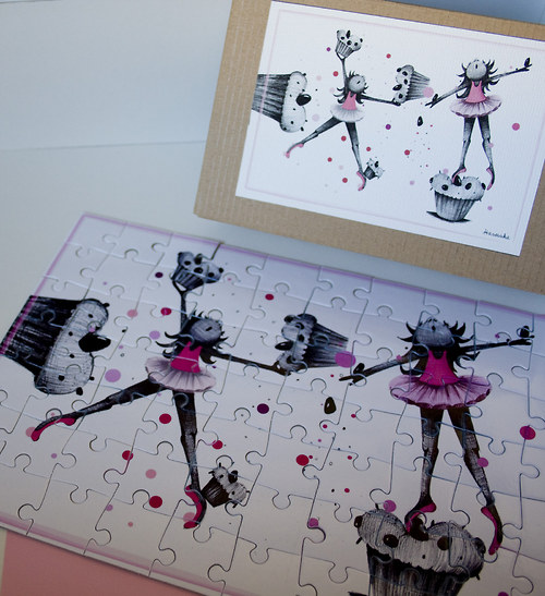 PUZZLE -A4- 72 dílků - MUFFINKYYY. — foto 4