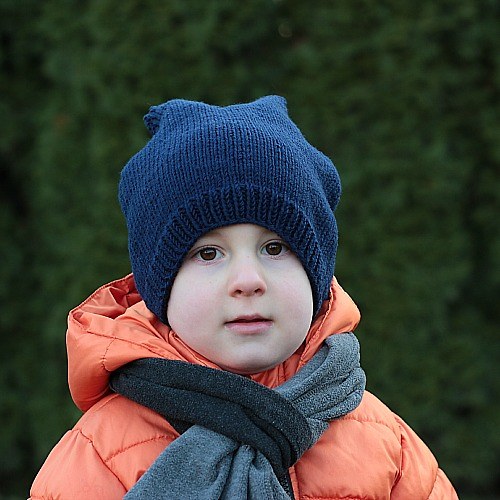 Čapka jednoduchá tmavě modrá — foto 4