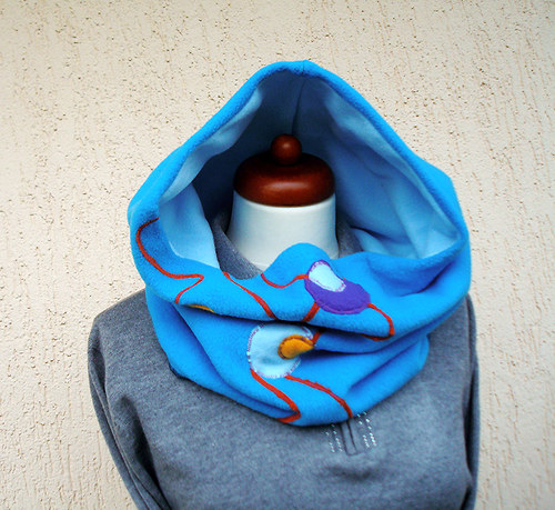 Fleece nákrčník 2v1 — foto 4