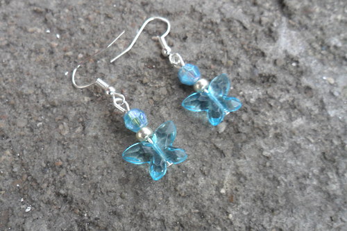 Blue butterfly - náušnice — foto 2